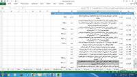 برنامه های مورد نیاز کارگاههای عمرانی تحت اکسل